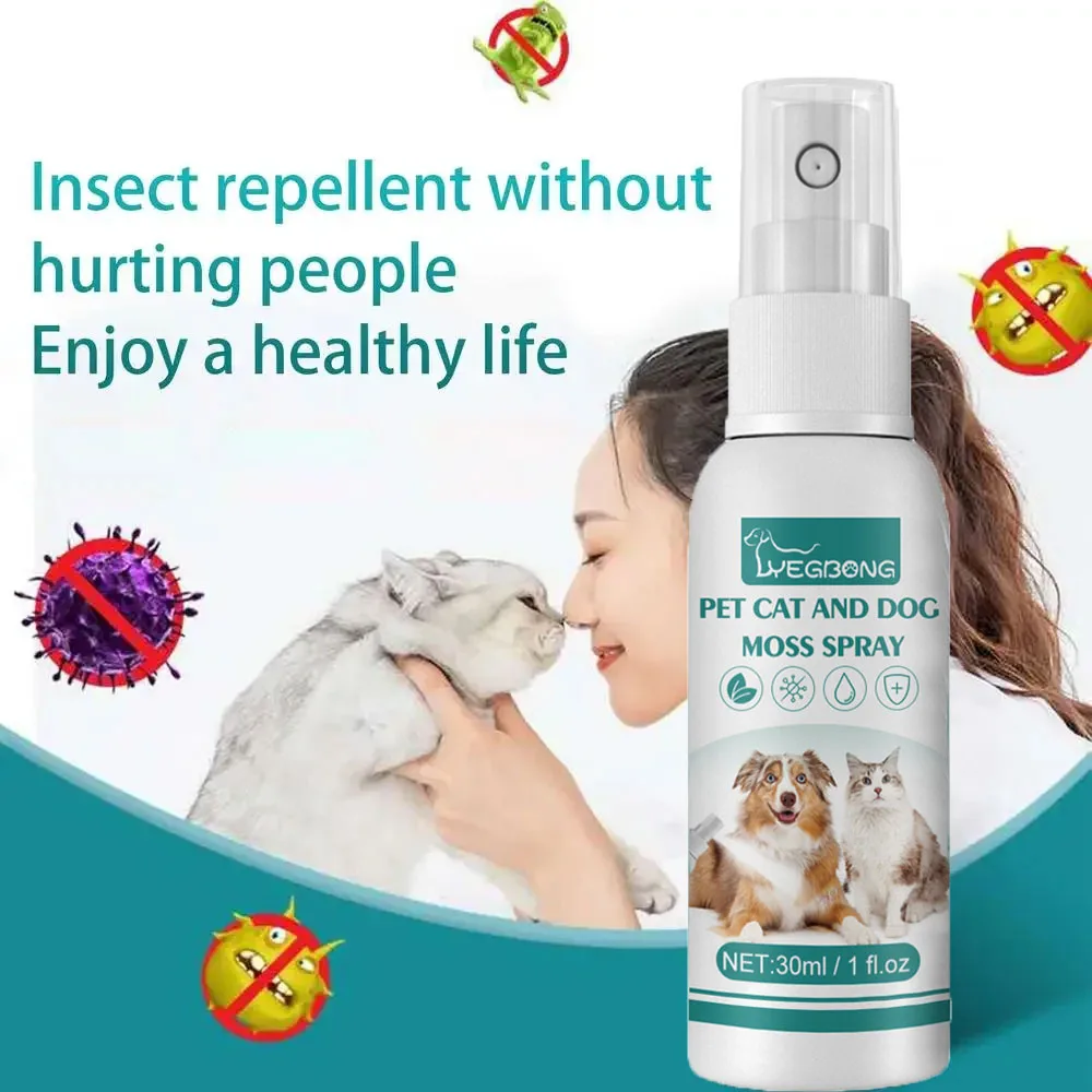 30ml Pet Expel Fleas Lice Treatments Spray Quick And Handy Fleas Ticks Expellent For Dogs Cats Pet Health Supplies - Image 2