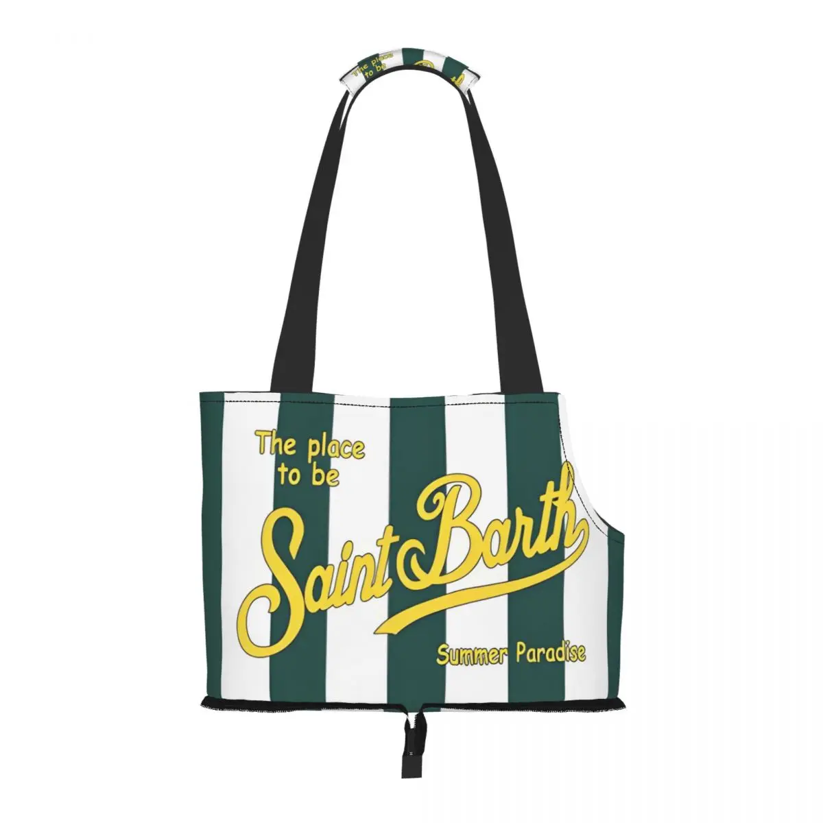 S-Saint-B-Barth Foldable Pet Tote Bag for Small Dogs and Cats - Portable Shoulder Carrier, Waterproof & Tear-Resistant - Image 2