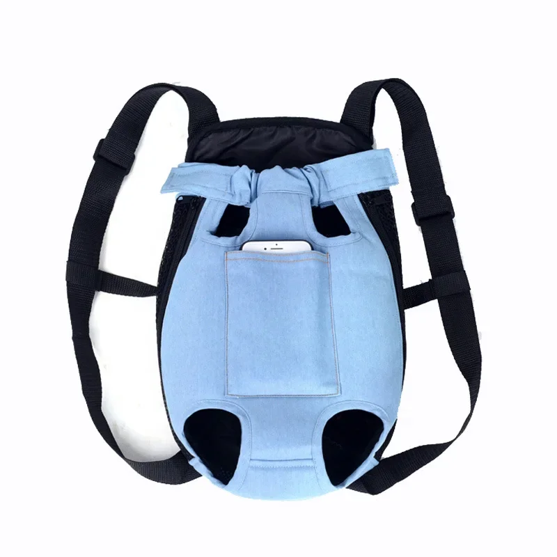Denim Pet Dog Backpack Outdoor Travel Dog Cat Carrier Bag for Small Dogs Puppy Kedi Carring Bags Pets Products Trasportino Cane - Image 4