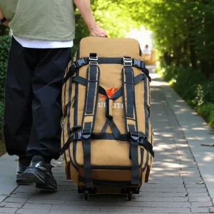 Large Capaci Student Dormi Lage Bag with Wheels Travel Suitcase Airline Che-In Bag Storage Bapa Ox Cloth