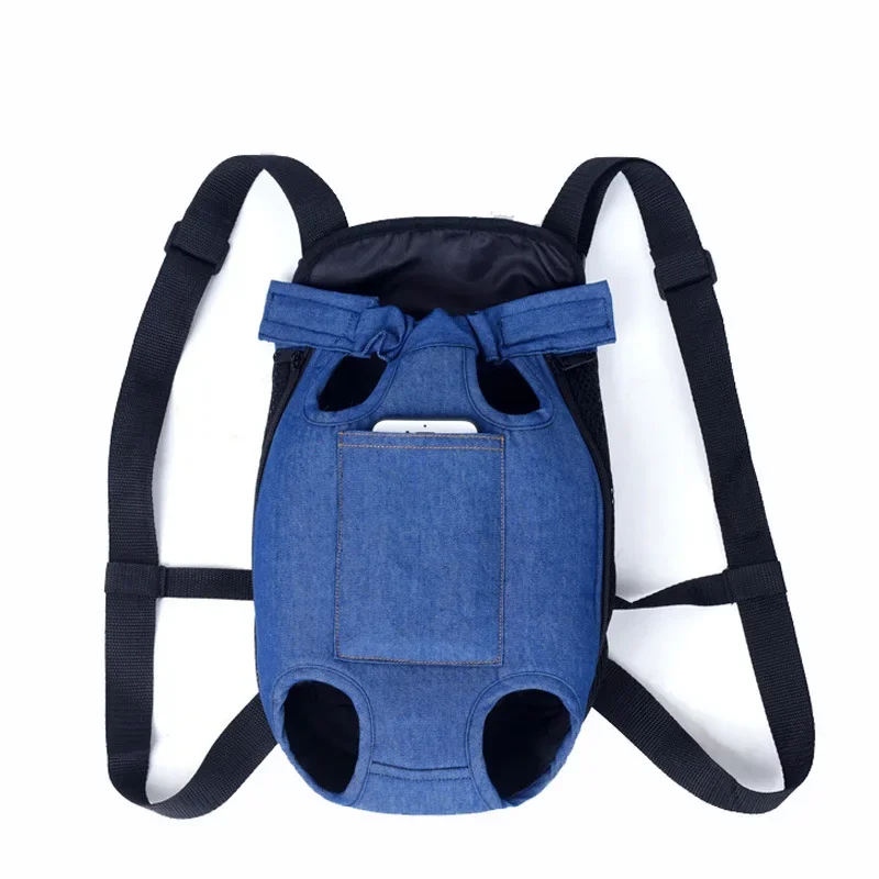 Denim Pet Dog Backpack Outdoor Travel Dog Cat Carrier Bag for Small Dogs Puppy Kedi Carring Bags Pets Products Trasportino Cane - Image 5