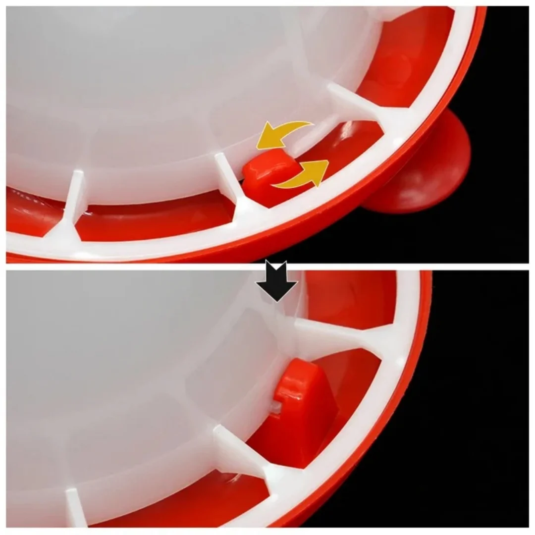 1.5/3/6/9kg Chicken Duck Feeder Bucket With Leg Poultry Food Fountain Chicken Chick Hen Lid Handle Feeding Watering Supply - Image 3