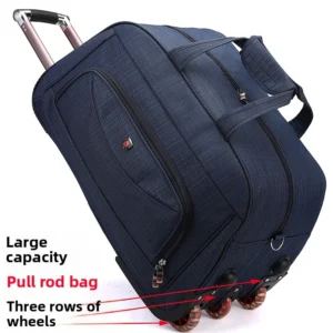 Large Capaci Staable Handheld Travel Bag Wheel Skating Bag ex Lage Suitcase for Busin Trips And Tourism